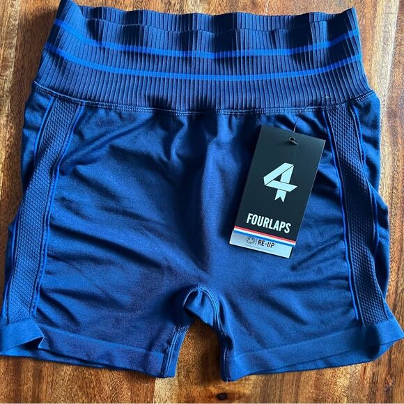 FourLaps Four Laps Aero Seamless Shorts 🖤 Midnight Blue 🖤 NWT 🖤 XS/S - Picture 1 of 7